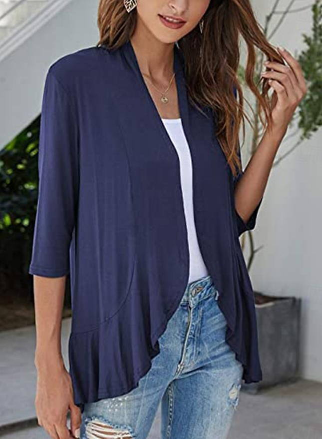cappotto maglione blu del 2025 a $31.99 –P1
