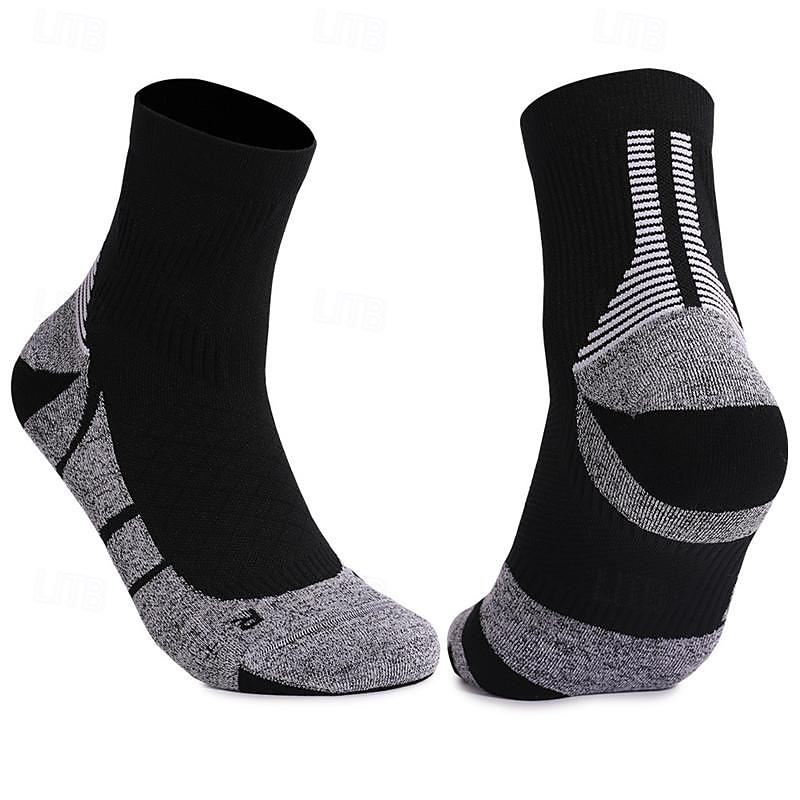 Calcetines Deportivos Calcetines para correr Calcetines de agarre 1 Par Bloque de Color Hombre Calcetines A prueba de resbalones Transpirable Reductor del Sudor Cómodo Entrenamiento de gimnasio 2025 - $9.19 –P5