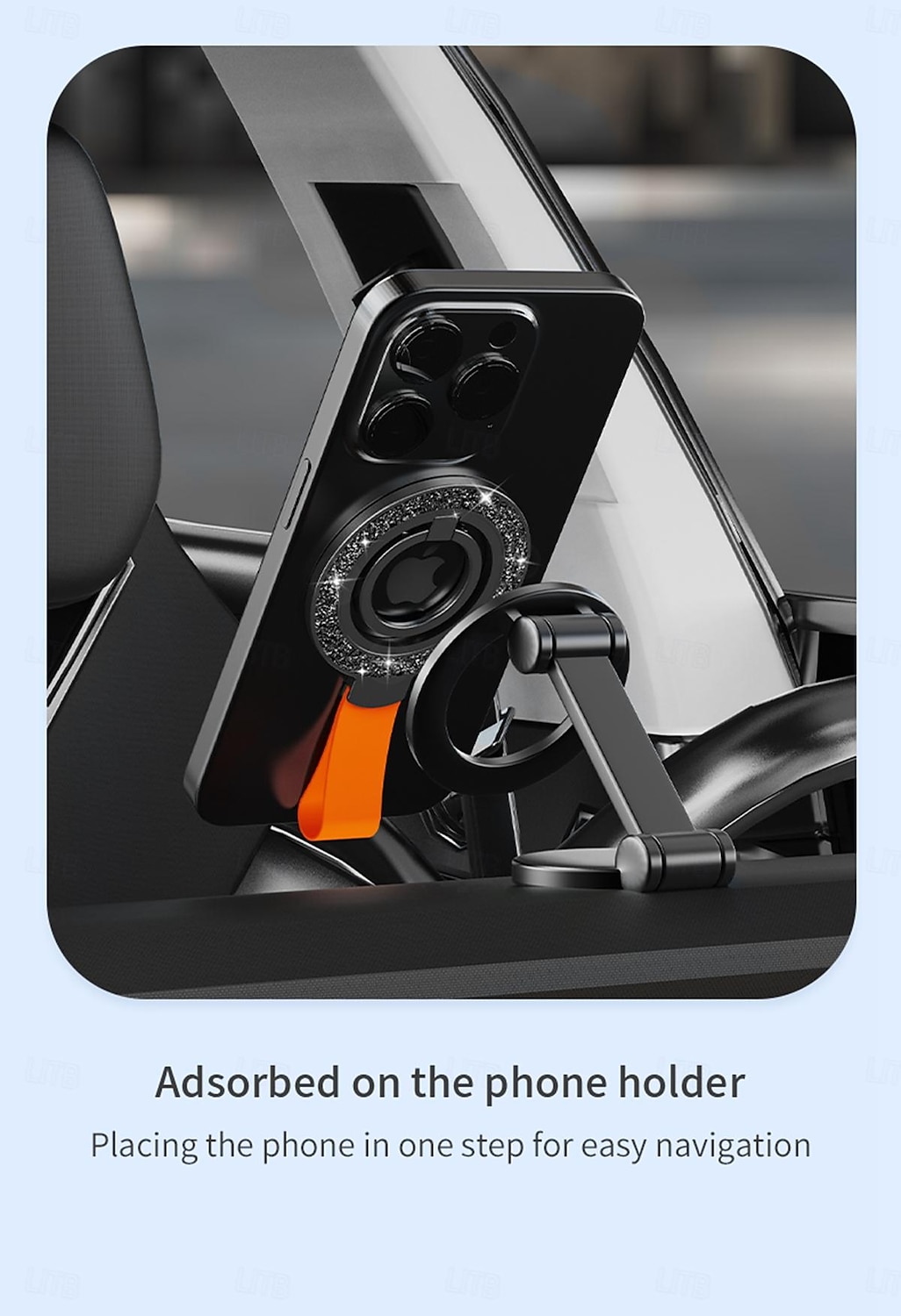 Phone Ring Holder Rotatable Foldable Magnetic Phone Holder for Outdoor Desk Compatible with iPhone 15 14 Plus 13 12 Mini 11 Pro Max X XR XS Max Phone Accessory 2025 - $19.99 –P14