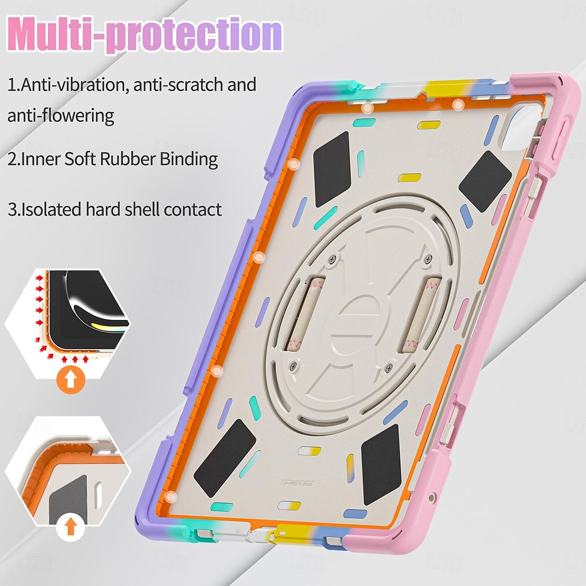 Tablet Case Cover For Apple iPad Air 11"(2024) iPad Air 13"(2024) iPad Pro 11"(2024) iPad Pro 13"(2024) iPad 10th 10.9'' iPad Air 5th 4th 10.9" iPad Pro 6th 5th 4th 3rd 2nd 1st 12.9'' iPad Pro 4th 2025 - $28.99 –P4