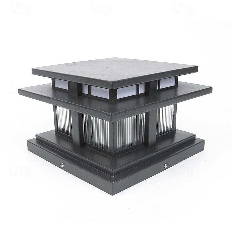 luz de parede externa led branco quente 35/42 cm 1 luz estilo chinês luzes de coluna à prova d'água luzes de poste de pátio e27 lâmpada de poste de acrílico transparente 110-240v de 2025 por $265.59 –P13