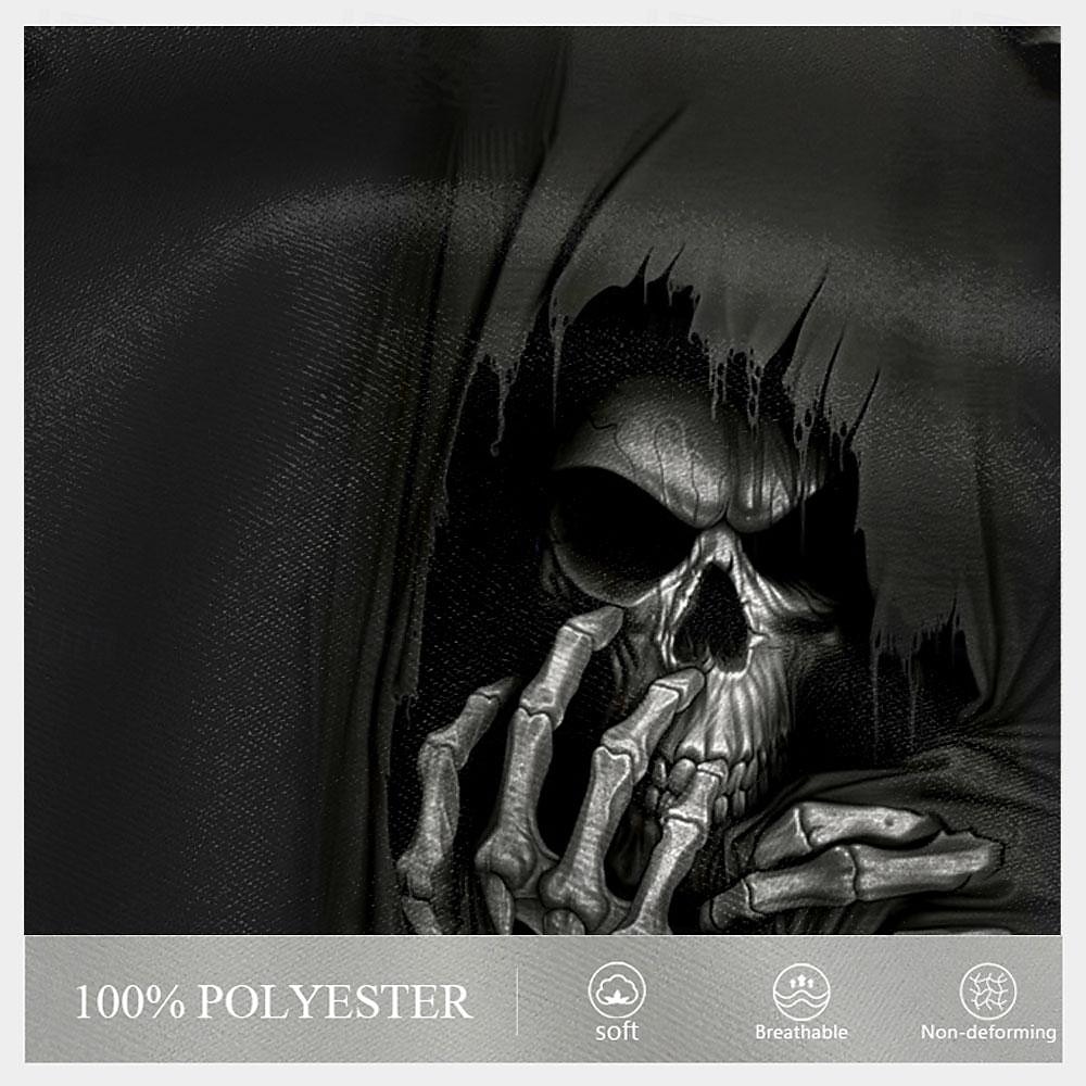 Pánské Kraťasy Letní šortky Neformální šortky Kapsy Elastický pas 3D tisk Lebky Halloweenské kostýmy Yumuşak Prodyšné Krátký Ležérní Denní Dovolená Módní Šik ven Černá Lehce elastické 2025 - $19.99 –P3