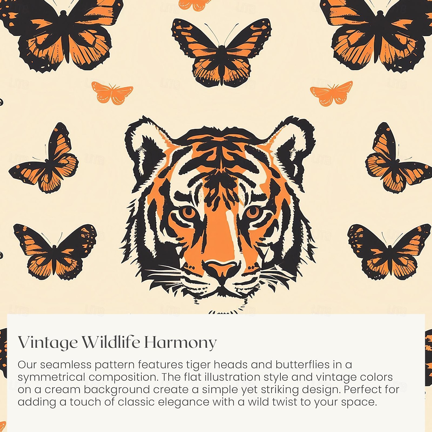 Butterfly and Tiger Pattern Duvet Cover Set Set Soft 3-Piece Luxury Cotton Bedding Set Home Decor Gift Twin Full King Queen Size Duvet Cover 2025 - $60.99 –P2