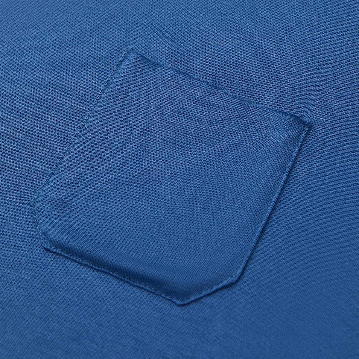 Per uomo Maglietta Manica Corta Girocollo Estate Semplice Sport Moda Leggero Tasca Vacanza Casuale Ferie Nero Bianco Blu Maglietta Top per Uomo del 2025 a $13.99 –P7