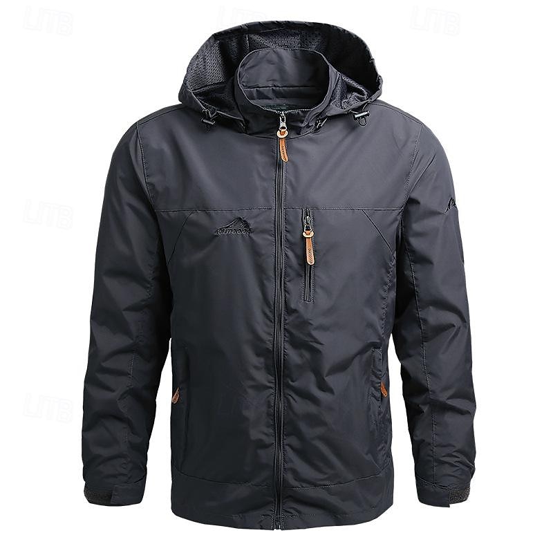 Per uomo Giacca Softshell Giubbino da escursione All'aperto Antivento Resistente all'acqua Felpa con cappuccio Giacca a vento Campeggio / Escursionismo / Speleologia Viaggi Nero Verde militare Cachi del 2025 a $31.99 –P3
