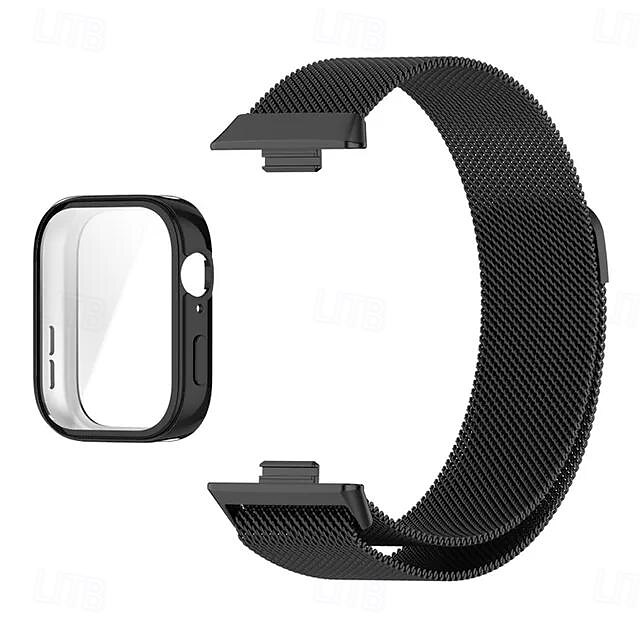 2025年 スマートウォッチバンド と互換性があります Huawei Huawei Band 7 Huawei Watch Fit 2 バンド 8 フィット3を見る バンド 9 スマートウォッチ ストラップ ケース付き マグネティッククラスプ メッシュ ミレネーゼループ 置換 リストバンド  コレクション – $21.99 –P10