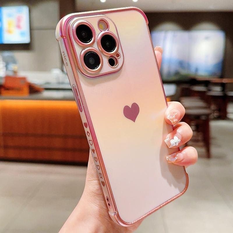 телефон Кейс для Назначение айфон 16 Айфон 15 Про Макс Плюс iPhone 14 13 12 11 Pro Max Plus Кейс на заднюю панель Блеск Блеск Блестящий Защита от удара ТПУ Покрытие 2025 - $15.99 –P3