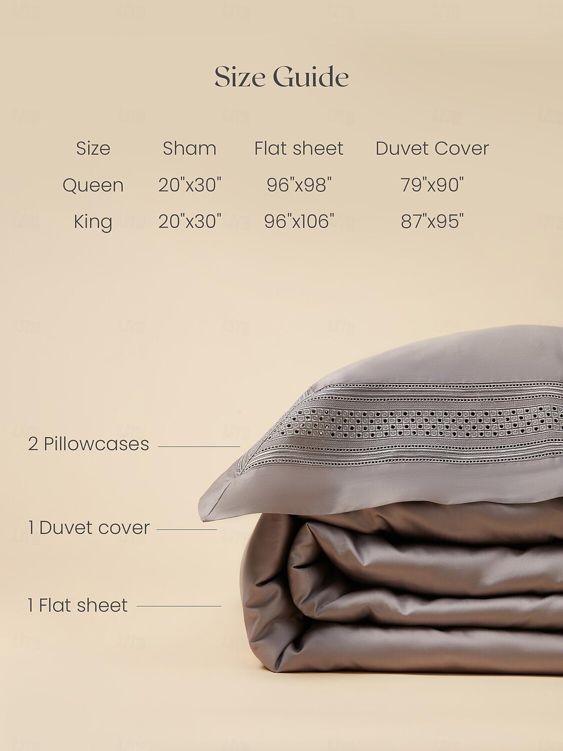 copripiumino in puro cotone pima al 100% 4 pezzi set supima 140-tc set di biancheria da letto in raso di seta morbido di lusso 1 copripiumino 1 lenzuolo piatto 2 federe del 2025 a $288.79 –P5