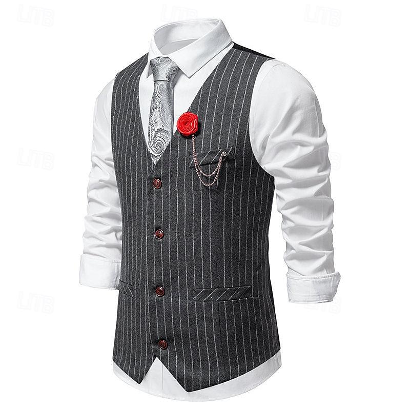 Retro Antiguo Rugido 20s 1920s Sombreros Accesorios Chaleco El gran Gatsby Caballero Moda Hombre Navidad Víspera de Todos los Santos Carnaval Fiesta de baile Despedida de Soltera Festival Adulto 2025 - $55.99 –P9