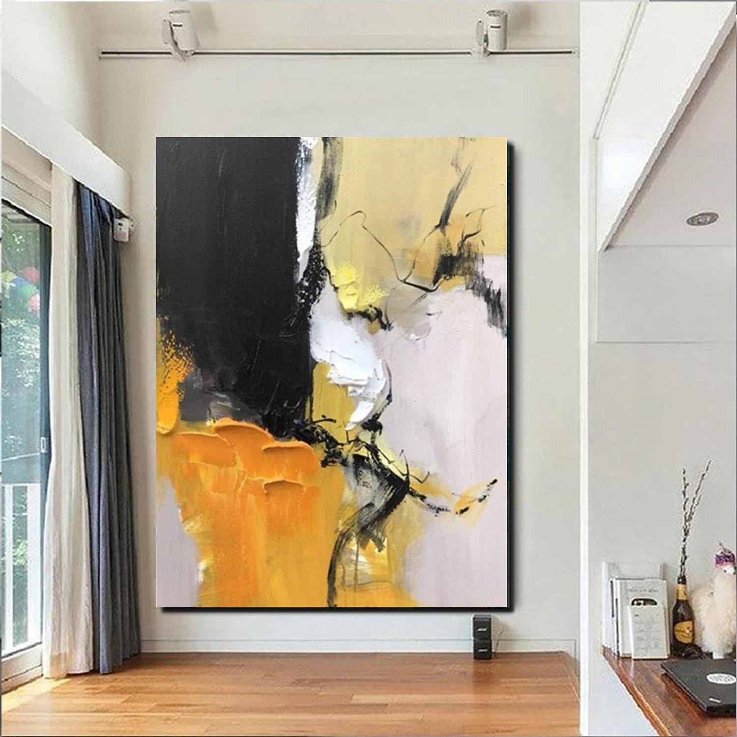 χειροποίητη ελαιογραφία καμβάς τοίχος διακόσμηση αφηρημένη ζωγραφική μαχαίρι τοπίο μπλε για διακόσμηση σπιτιού τυλιγμένη άτονη ζωγραφική χωρίς πλαίσιο 2026 - $137.99 –P1