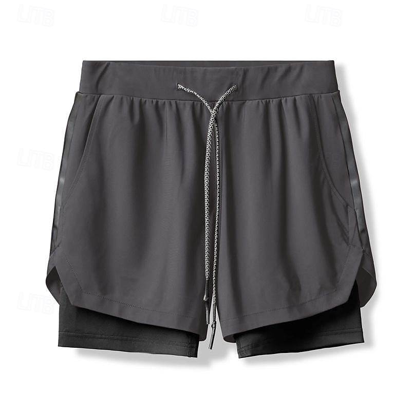 Pánské Koşu Şortları Kraťasy na tělocvik Tepláky Kapsy Šňůrky 2 v 1 Elastický pas Kraťasy Venkovní Sporty a outdoor Sportovní Rychleschnoucí Lehká váha Yumuşak Maratón Běh Cvičení Na míru sportovn 2025 - $13.19 –P19
