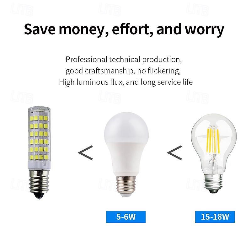 6 шт., кукурузные фонари e14, 180 люмен, 7 Вт, 75 светодиодов, бусины smd 2835, теплый белый, белый, 220 В, 110 В. 2025 - $15.49 –P5