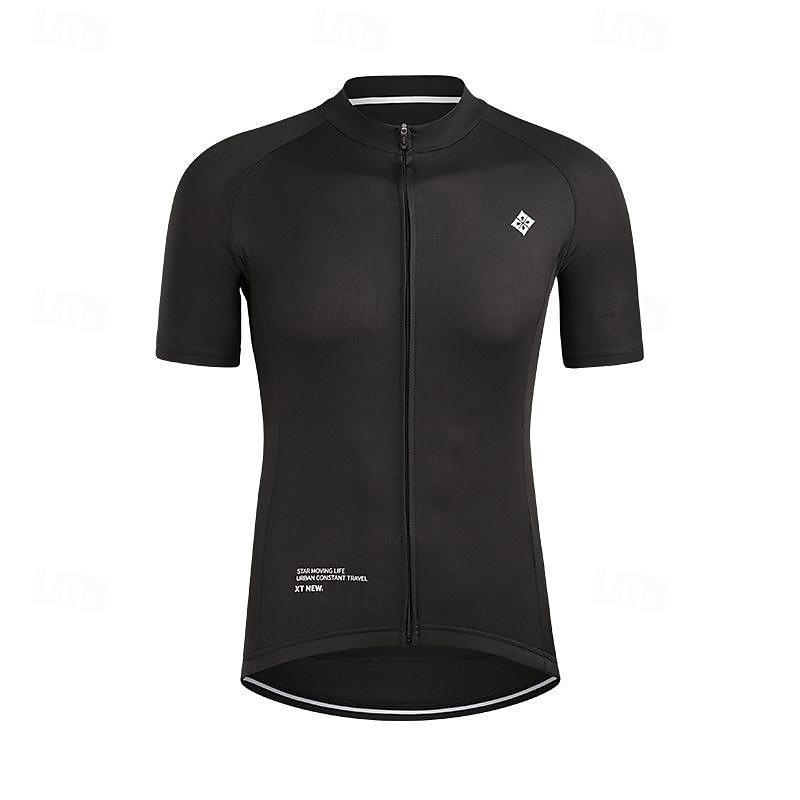 Men's Cycling Jersey Letter & Number Short Sleeve Bike Tee Tshirt Jersey Top with 3 Rear Pockets Mountain Bike MTB Road Bike Cycling Quick Dry Breathable Sports Black White Blue Clothing Apparel 2026 - $26.99 –P8