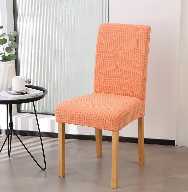 Funda para silla de comedor para cocina, funda para silla de tela polar, fundas elásticas para asiento 2025 - $21.99 –P3