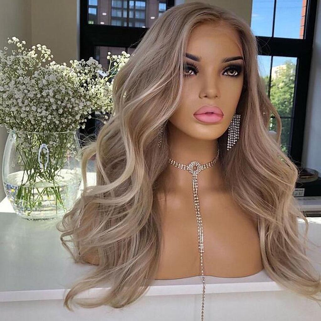 Remy Human Hair 13x4 Lace Front Wig Free Part Peruvian Hair Wavy Multi-color Wig 130% 150% Density with Baby Hair Ombre Hair Highlighted / Balayage Hair 100% Virgin Glueless For Women Long Human Hair 2026 - $213.49 –P3