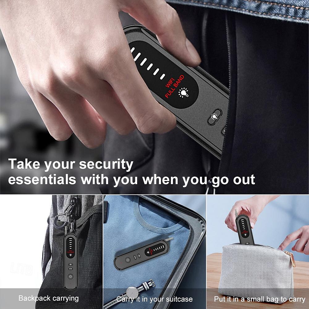 Hidden Camera Detector GPS Tracker Detector Find Wireless Bugging Devices in Cars Bathrooms Offices Hotels 2025 - $39.99 –P3