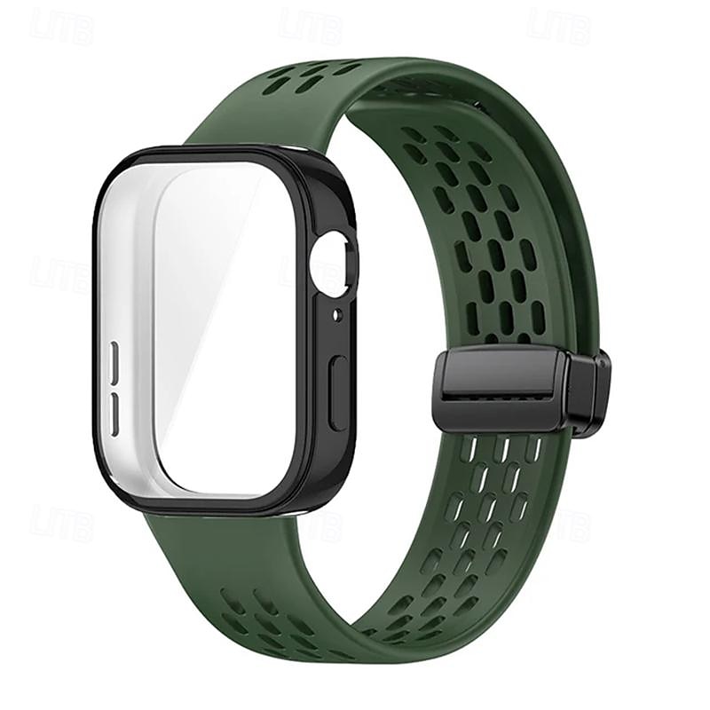 Smart Watch Band Συμβατό με Huawei Ρολόι Fit 3 Εξυπνο ρολόι Λουρί με την υπόθεση Μαγνητικό κούμπωμα Ανθεκτική σε πτώσεις Αθλητικό Μπρασελέ Αντικατάσταση Περικάρπιο 2025 - $19.99 –P8