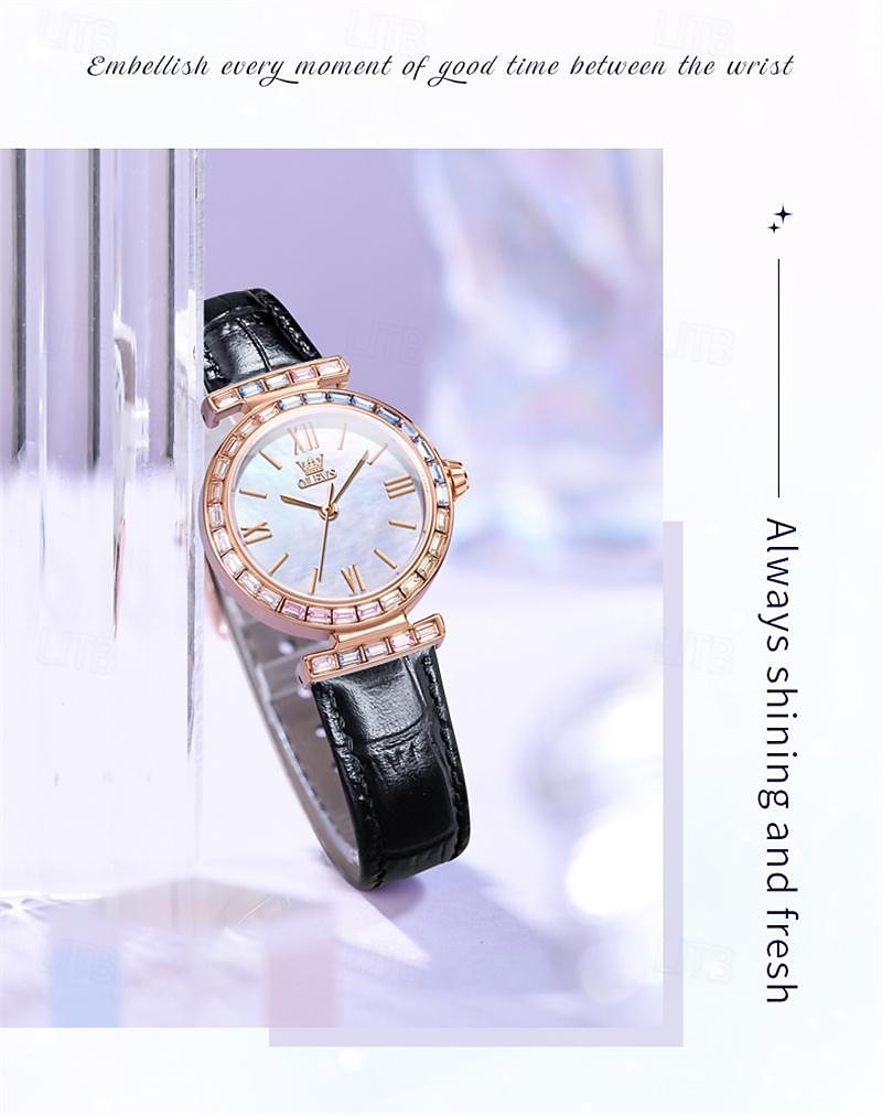 New Olevs Olevs Brand Fashion Trend Mother's Day Gift for Women'S Watches Simple Leisure Waterproof Versatile Mother's Day Gift for Women'S Sports Quartz Watch 2026 - $37.99 –P15