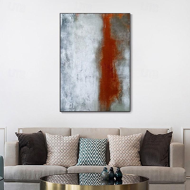 handgefertigtes abstraktes Gemälde, braun-weißes Ölgemälde, handgefertigtes abstraktes Gemälde, Gemälde auf Leinwand, handgemalt, modernes abstraktes Strukturgemälde für Wohnzimmer oder 2025 - $116.99 –P7