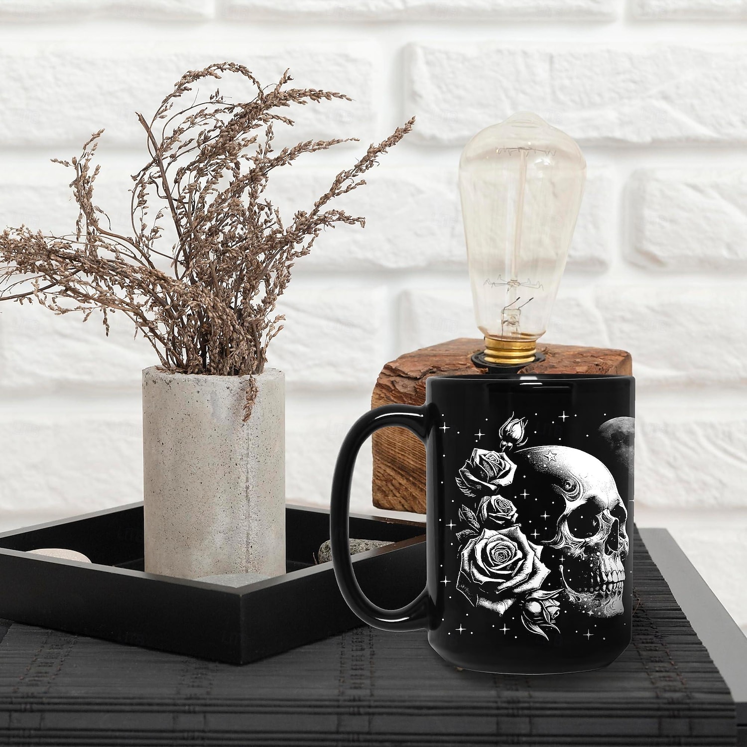 tazza con teschio regali goth da 13 once per donne regali con teschio per donne - regali da strega regali con teschio per uomo tazza da caffè con teschio grande e unica - decorazione goth tazza goth - tazza con teschio regali gotici per uomini regali per  del 2025 a $14.49 –P4