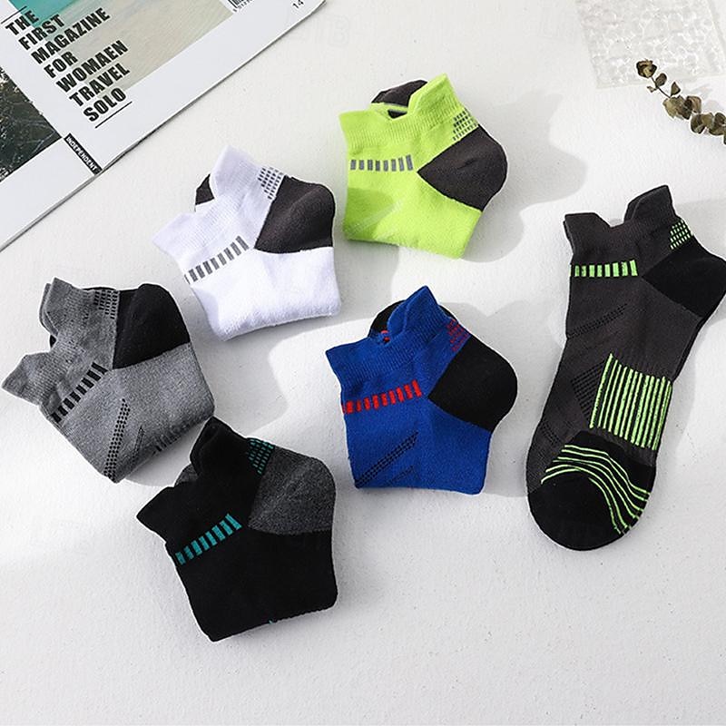 Miesten 5 Parit Monipakkaus Sukat Juoksusukat Vapaa-ajan sukat Musta Valkoinen Väri Väripalikka Urheilu ja ulkoilu Päivittäin Loma Perus Ohut Kesä Kevät Muoti Vapaa-aika 2026 - $10.49 –P11