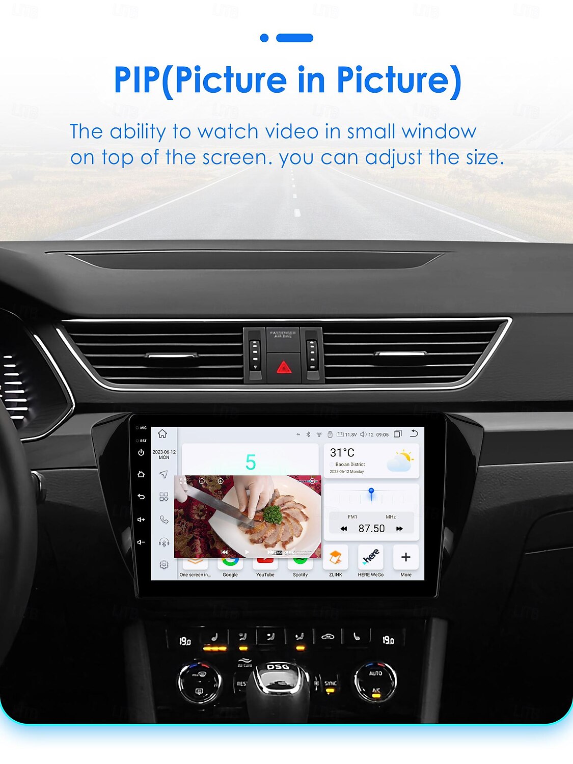 Android 12 автомагнитола мультимедиа для Volkswagen skoda Octavia 3 2015-2019 видеоплеер навигация GPS 2025 - $239.69 –P12