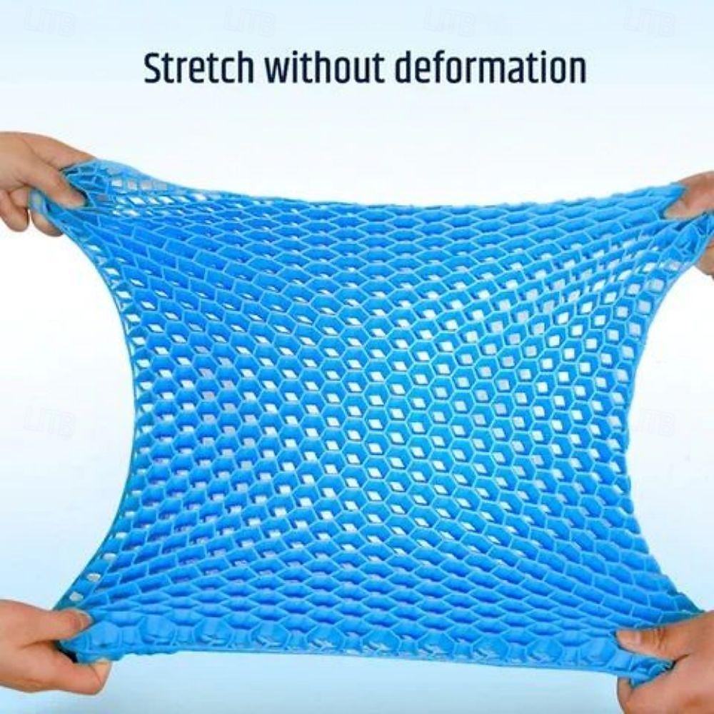 Gel Seat Cushion Cooling Thick Big Breathable Honeycomb Gel Cushion Absorbs Pressure Points With Non-Slip Cover Wheelchair 2025 - $16.99 –P7