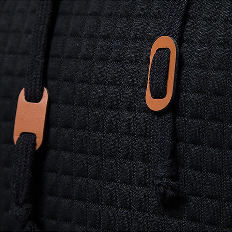 Herr Våffla hoodies Huvtröja Svart Vit Ljusgrå Mörkgrå Huva Slät Ficka Sport & Utomhus Dagligen Helgdag Polyester Streetwear Grundläggande Ledigt Vår & Höst Kläder Pull Tröjor Långärmad 2025 - $24.99 –P16