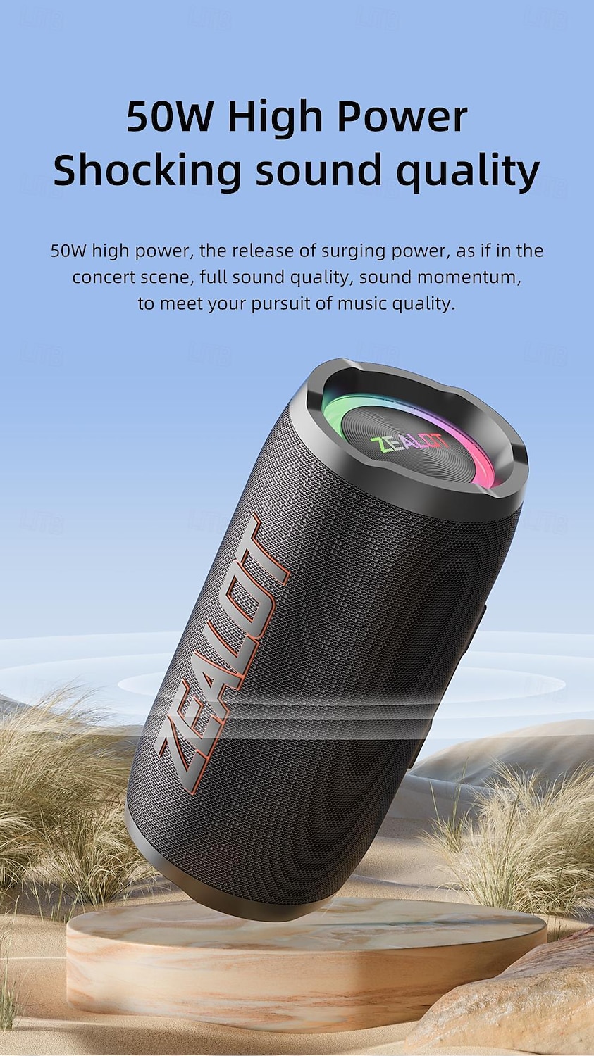 ZEALOT S76 Outdoor Speaker Bluetooth Speaker Bluetooth USB TF Card Outdoor Waterproof Stereo Sound Speaker For PC Laptop Mobile Phone 2025 - $171.99 –P4