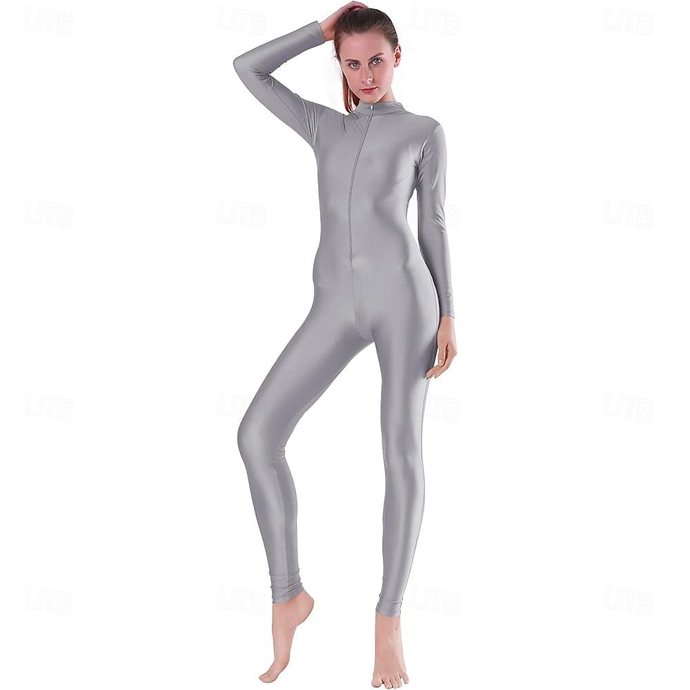 Zentai öltöny Szerepjáték Jelmezek Bőrruházat Nindzsa Farsangi jelmez Overall Királyok napja Női Akrobatatrikó Szexi jelmez Tömör szín Spandex Lycra Ruha mert Mindszentek napja Farsang Álarcos 2025 - $35.99 –P8