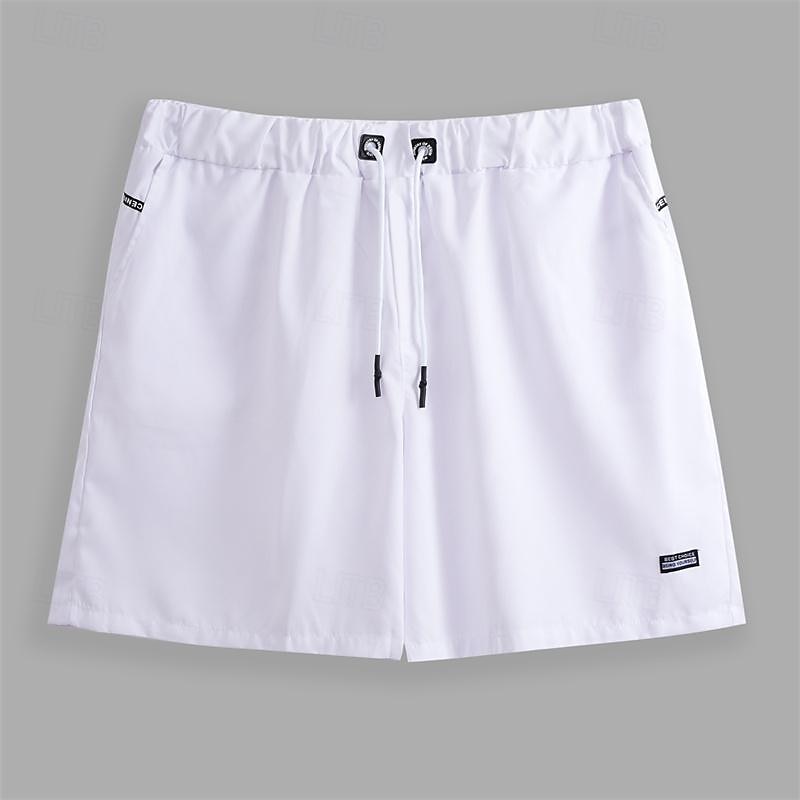 Bărbați Boxeri înot Pantaloni Scurti Pantaloni scurți de plajă Pantaloni scurți casual Cordon Talie elastică Mată Exterior Sport Lungimea genunchiului Zilnic Sporturi de Agrement Casual / Sport 2026 - $13.49 –P1