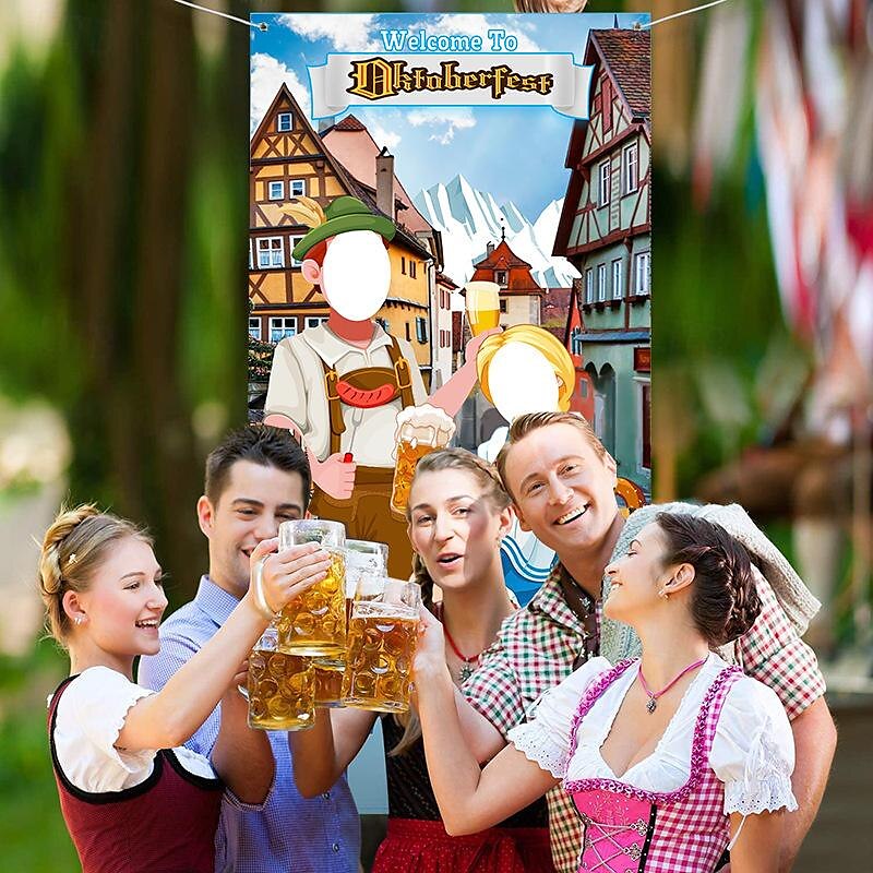 διακοσμητικά πάρτι oktoberfest φωτογραφία πανό πόρτας oktoberfest σκηνικά στηρίγματα μεγάλο υφασμάτινο πανό με φωτογραφία πόρτας για διακόσμηση πάρτι oktoberfest αστεία προμήθειες παιχνιδιού 2025 - $21.99 –P3