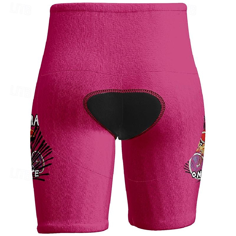 Per uomo Pantaloncini da ciclismo Pantaloncini da bici Bicicletta Pantaloncini / Cosciali Taglio aderente Gli sport Pop art Traspirante Asciugatura rapida Elevata elasticità Comodo Giallo Rosa del 2025 a $30.99 –P6