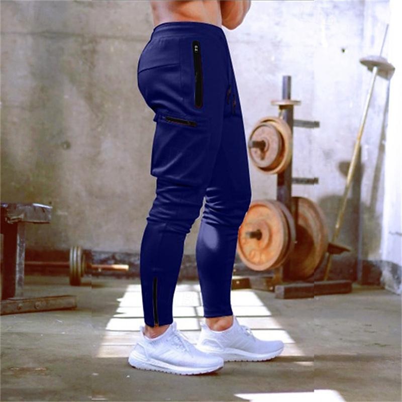 Men's Sweatpants Running Pants Track Pants Pocket Drawstring Elastic Waistband Pants / Trousers Outdoor Sports & Outdoor Athletic Fall Soft Marathon Running Workout Tailored Fit Sportswear Activewear 2025 - $23.99 –P7