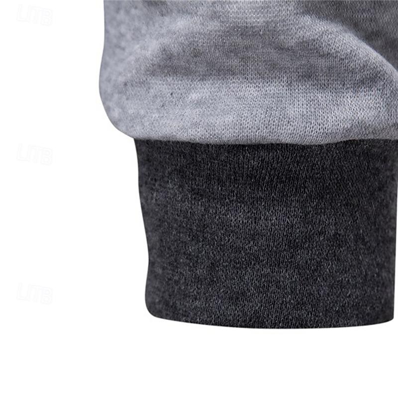 Men's Hoodie Full Zip Hoodie Wine Hooded Color Block Patchwork Sports & Outdoor Daily Holiday Polyester Streetwear Basic Casual Spring & Fall Clothing Apparel Hoodies Sweatshirts Long Sleeve 2025 - $15.99 –P16
