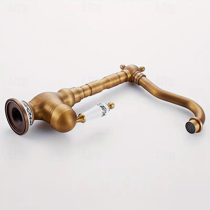 Waschbecken Wasserhahn - Wasserfall Galvanisierung Mittellage Einhand Ein LochBath Taps 2026 - $105.99 –P4