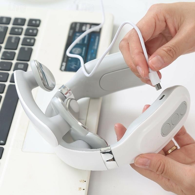 2025年 ポータブルネック &深部組織を揉みほぐす肩マッサージ器 USB充電式  コレクション – $48.99 –P6