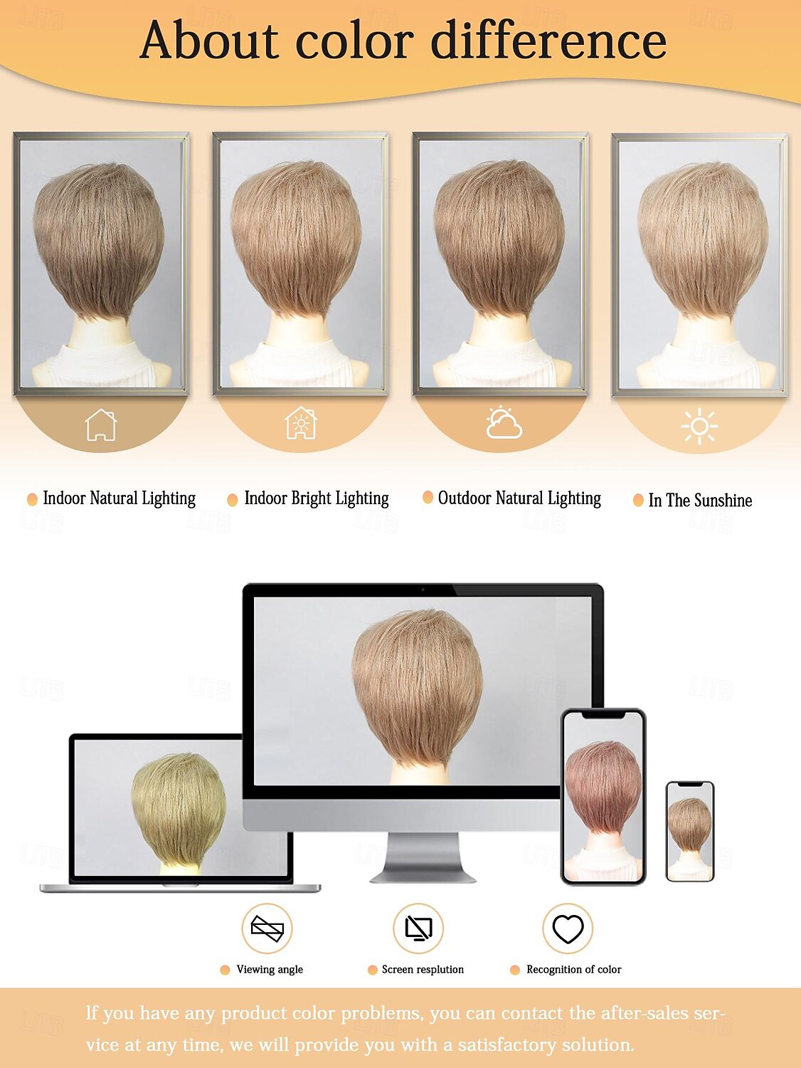 Synthetische pruiken Natuurlijk recht Korte bob Zijdeel Pruik 25.4 cm Lichtgoud Synthetisch haar Dames Meerkleurig 2025 - $18.49 –P12