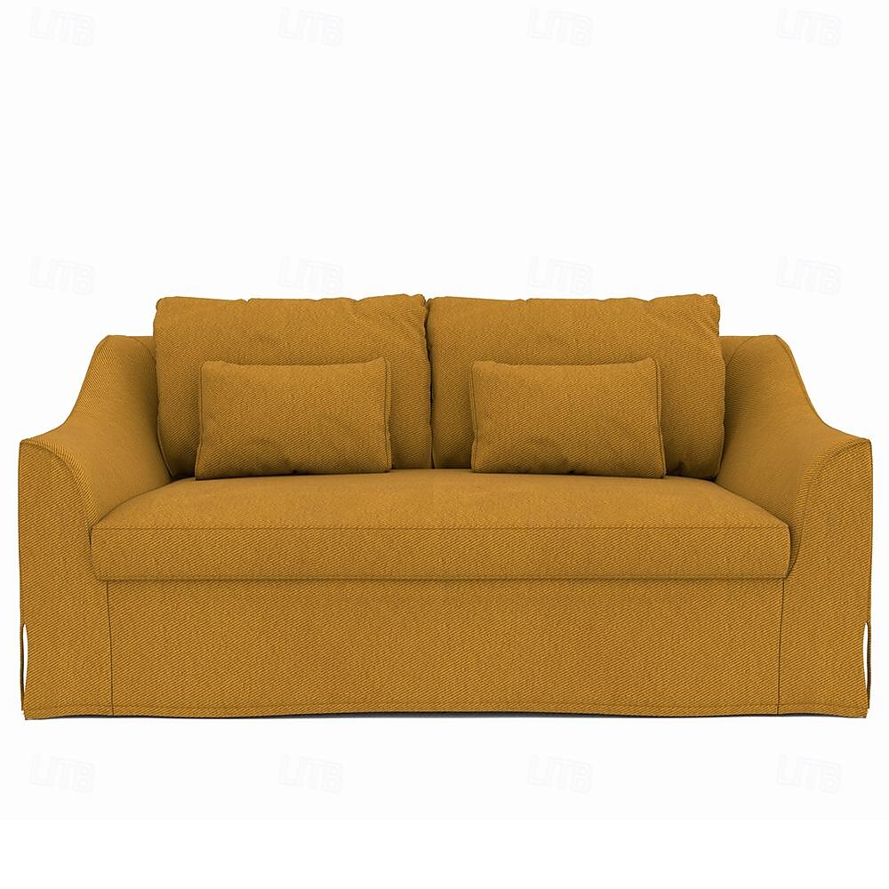 2-Sitzer Sofaüberwurf 100% Baumwolle Einfarbig Gesteppt 2025 - $305.59 –P8