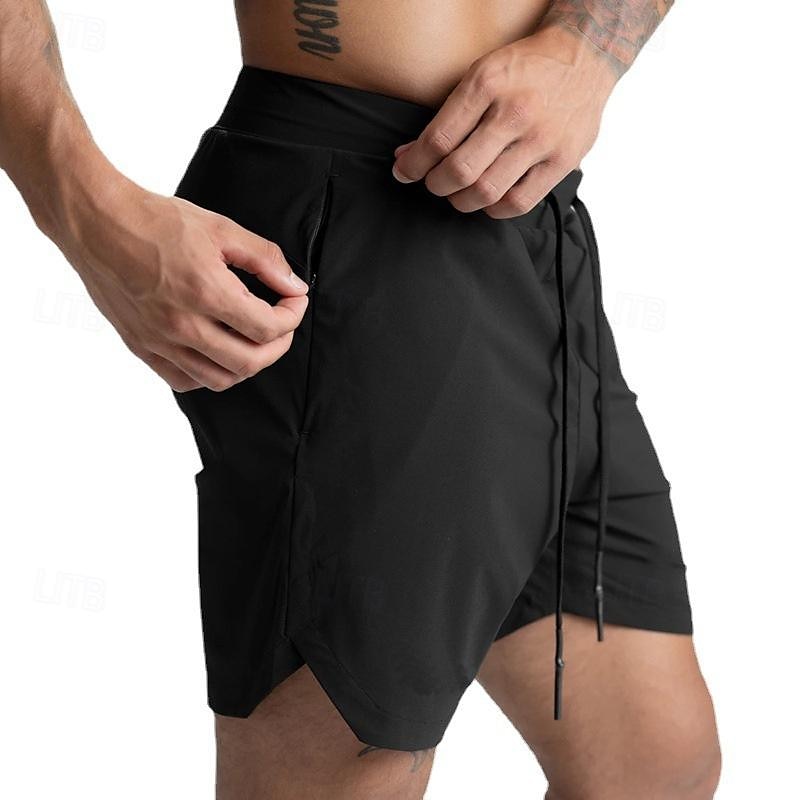 Voor heren Hardloopshorts Sportbroek Sweaters Zak Trekkoord Elastische tailleband Short / Broekje Buiten Sport & Outdoor Sportief Sneldrogend Zacht marathonloop Hardlopen Training Getailleerd 2025 - $12.99 –P9