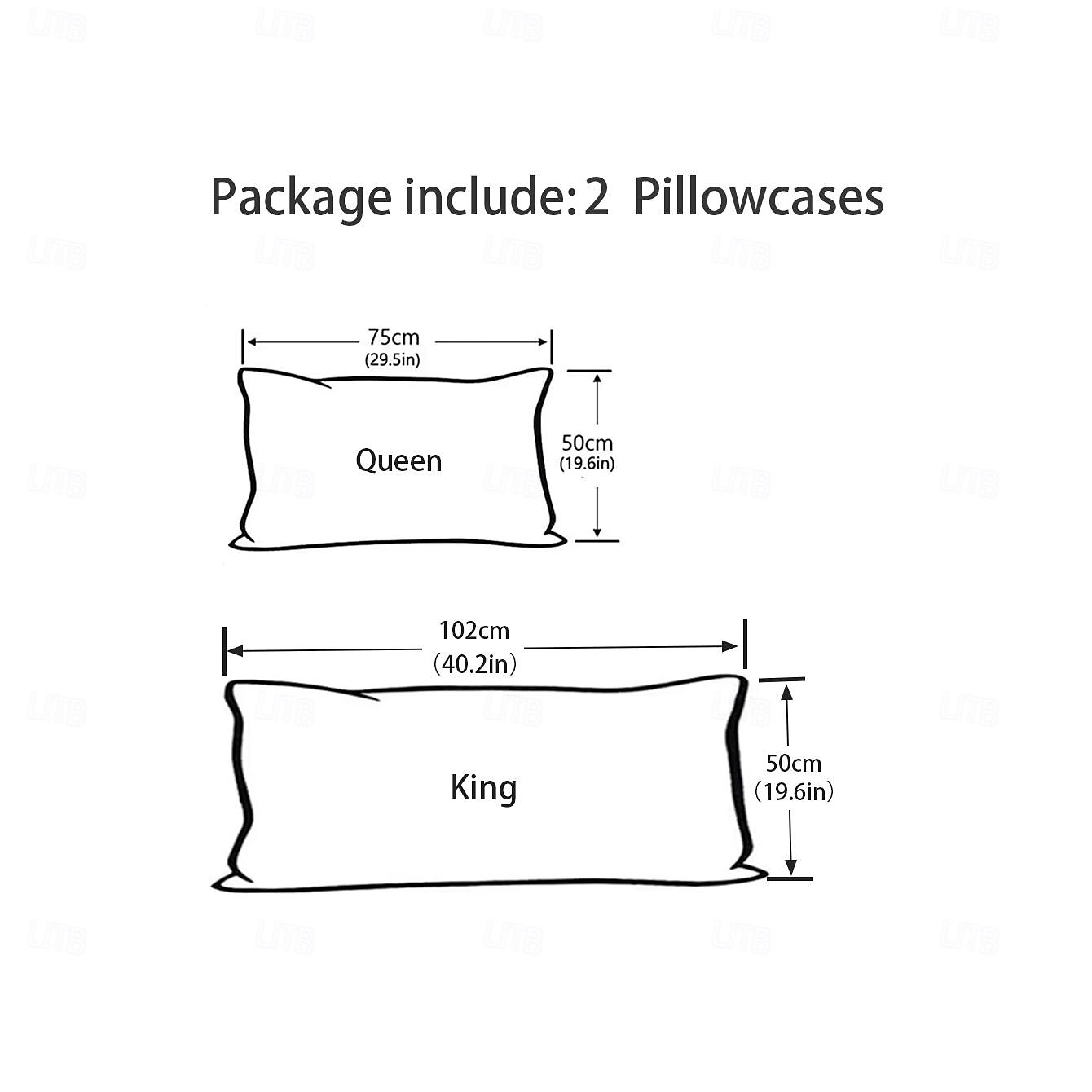 Satin Pillowcase Set of 2Silky Travel Elastic Satin Pillowcases for Hair and SkinSoft and PortableSuitable for All Kinds of Pillows 2025 - $12.99 –P1