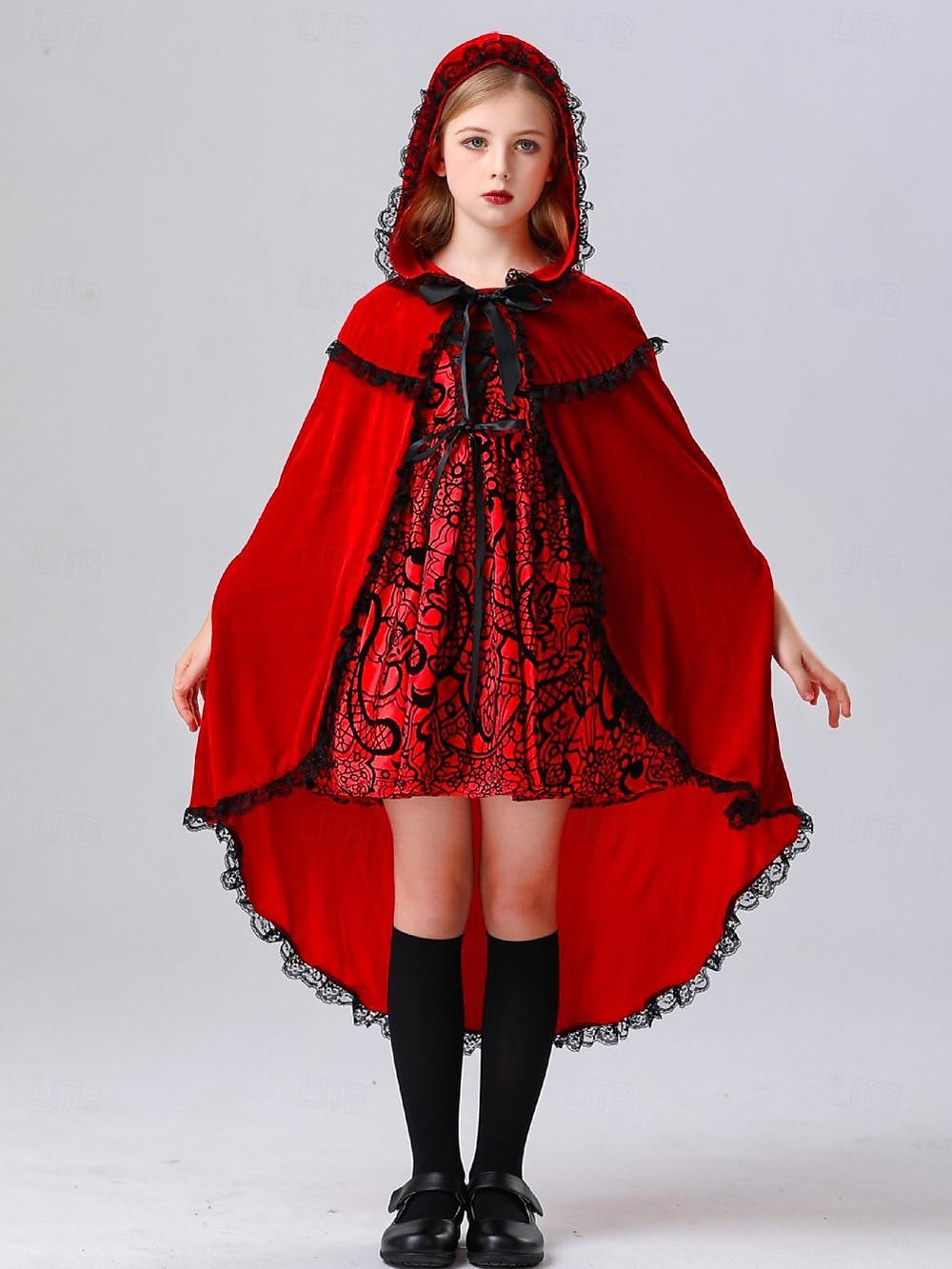 Filmové a TV kostýmy Červená Karkulka Šaty Cosplay kostým Dětské Dívčí Filmové a TV kostýmy Cosplay Lolita Párty Festival Vánoce Plesová maškaráda Mardi Gras Jednoduchý karnevalový kostým 2025 - $45.99 –P1