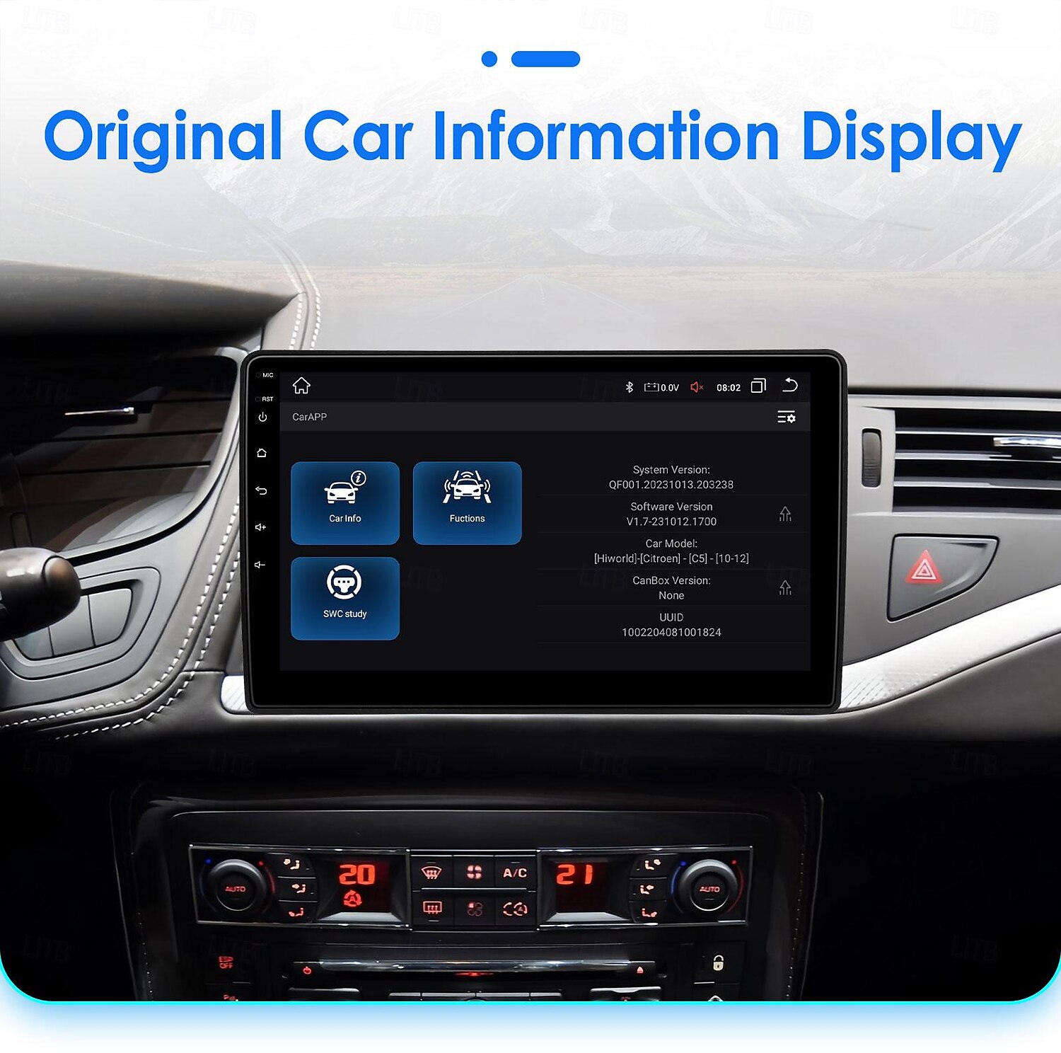 For Citroen C5 Android 12 Multimedia Video Audio Player GPS Navigation Car Stereo 2Din Screen Radio 2025 - $117.99 –P6