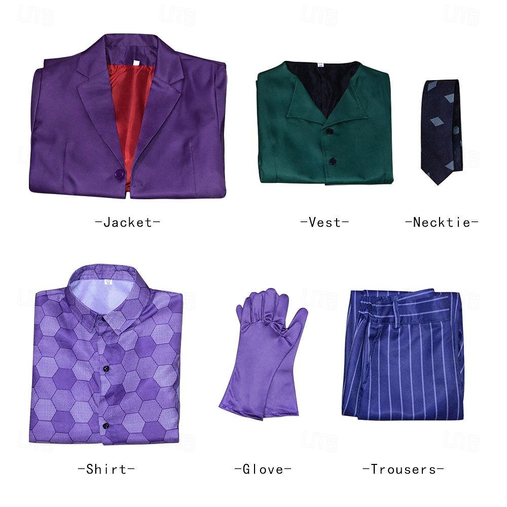 Joker Joker: Folie à Deux Joker 2 Joker Clovn Costum Cosplay Ținute Partidul costumelor Film Cosplay for Bărbați Adulți Carnaval 2025 - $83.99 –P2