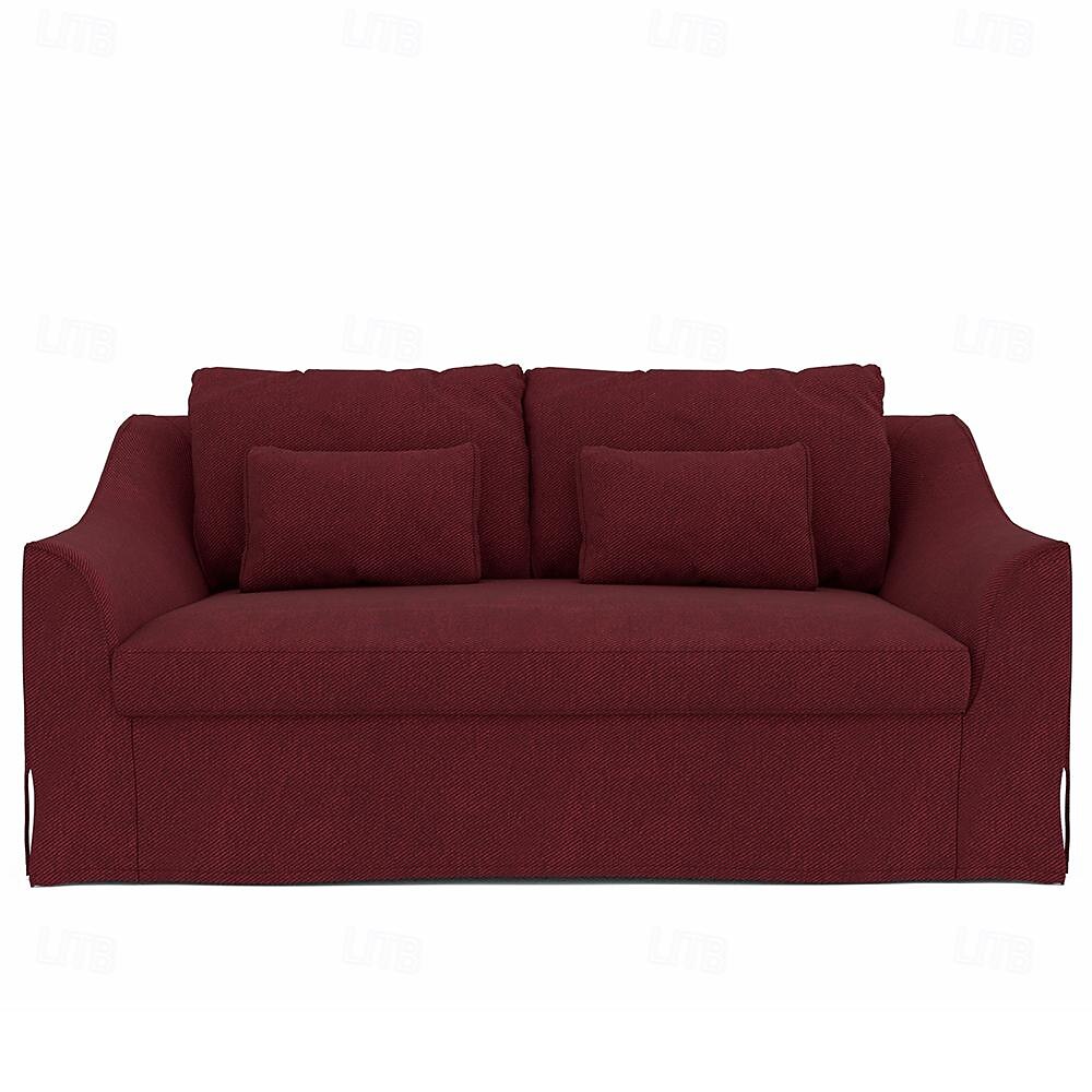 2-Sitzer Sofaüberwurf 100% Baumwolle Einfarbig Gesteppt 2025 - $305.59 –P9