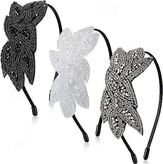 Retro Antiguo Rugido 20s 1920s Diadema de estilo flapper Invitado a la boda Moda Mujer Carnaval Mascarada Evento / Fiesta Recepción de Boda Despedida de Soltera Adulto Para la Cabeza Todas las 2025 - $12.49 –P2