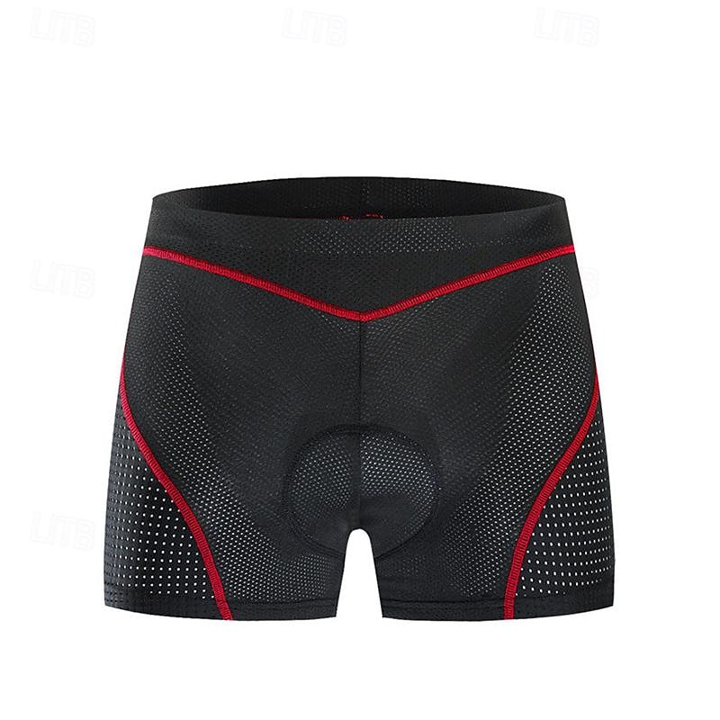 WOSAWE Voor heren Fietsbroek Gevoerde wielrenshorts Fietsen Short / Broekje Gewatteerde shorts Strak Sport Ademend Sneldrogend Hoge Elasticiteit Comfortabel Zwart Geel Kleding Wielrenkleding 2025 - $20.99 –P2