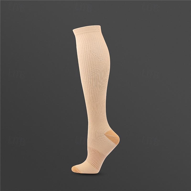 Calcetines de compresión Calcetines Deportivos Calcetines para correr 1 Par Básico Hombre Calcetines A prueba de resbalones Transpirable Reductor del Sudor Cómodo Entrenamiento de gimnasio Baloncesto 2025 - $9.99 –P3