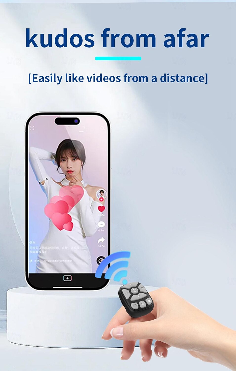 S22 Portable Smart Wireless wireless Ring Remote Control Wireless Selfie Distance Smart Finger Ring Remote Control 2025 - $15.99 –P7