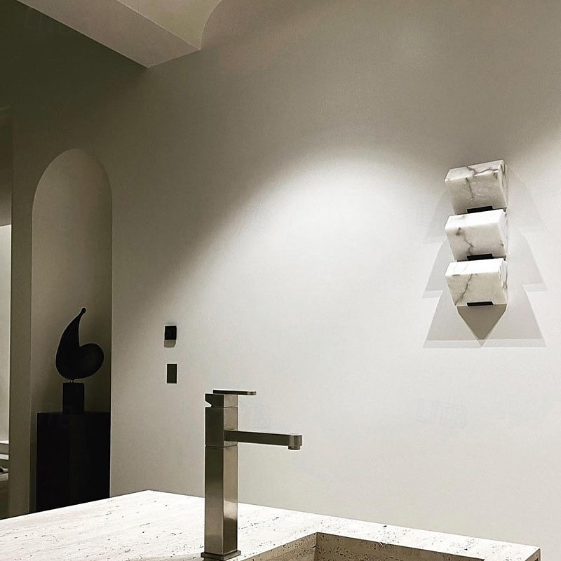 Al Coperto LED Stile nordico Lampade da parete per interni Salotto Camera da letto Pietra Luce a muro 110-120V 220-240V 85-265V del 2025 a $624.15 –P10